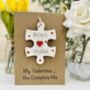 Personalised Valentines Card Missing Piece Jigsaw, thumbnail 7 of 8