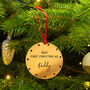 Personalised 'First Christmas As Daddy' Decoration, thumbnail 1 of 6