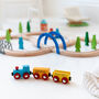 Personalised Wooden Big Journey Train Set, thumbnail 1 of 6
