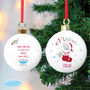 Personalised Tatty Teddy My 1st Christmas Bauble, thumbnail 3 of 3