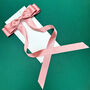 Maxi Satin Hair Bow Barrette In Rose Pink, thumbnail 6 of 7