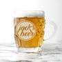 Personalised Statement Dimpled Beer Glass, thumbnail 3 of 6