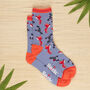 Women's Hummingbird Bamboo Socks, thumbnail 1 of 5