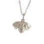 Silver Bee Necklace, thumbnail 1 of 7