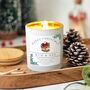 Merry Christmas Mum And Dad Candle, Personalised Xmas Gift For Parents, thumbnail 3 of 9