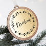 Personalised Name Christmas Bauble, thumbnail 2 of 4