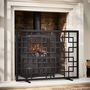 Contemporary Geometric Footed Fire Screen, thumbnail 1 of 4