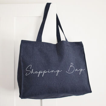 Personalised Name Beach Bag And Oversized Shopping Bag, 3 of 6
