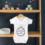 ‘Days With The Best Daddy’ Personalised Babygrow Or Top, thumbnail 2 of 4