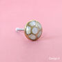 G Decor Victoria Mother Of Pearl Gold Brass Pull Knobs, thumbnail 3 of 7