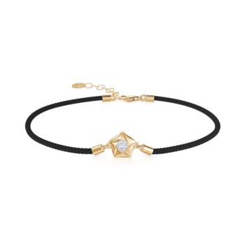 Yellow Gold, Diamond And Cord ‘540’ Bracelet, 8 of 11