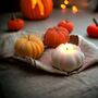 Cosy Autumn Halloween Pumpkin Candle, thumbnail 1 of 8