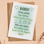 Daddy Hugs Poem Card, thumbnail 1 of 2