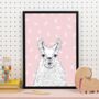 Llama Art Print, thumbnail 2 of 8