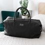 Monogrammed Vegan Leather Weekender Holdall, thumbnail 2 of 9