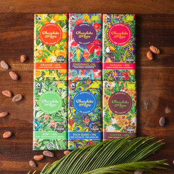 Vegan Organic Fairtrade Chocolate Selection By Chocolate And Love ...