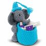 Basket Buddies Eli Elephant Crochet Kit, thumbnail 1 of 3