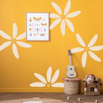 Super Size Daisy Wall Stickers, 4 of 4