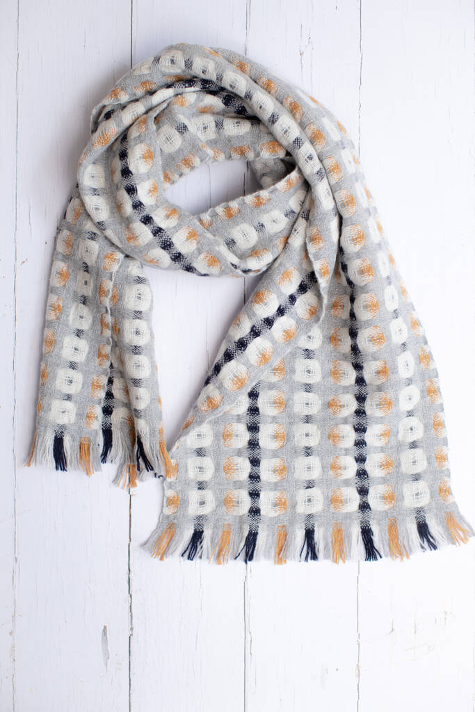 Periwinkle Doublecloth Scarf By Katherine Fraser | notonthehighstreet.com