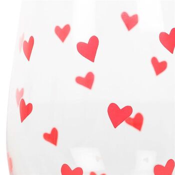 Heart Print Stemless Glass, 2 of 4