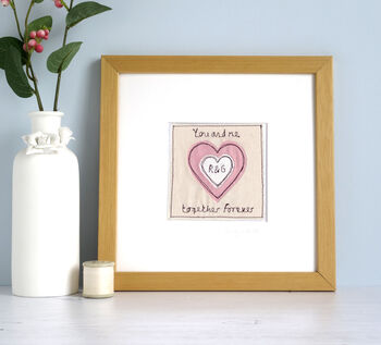 Personalised Heart Birthday Or Anniversary Card For Her, 4 of 12