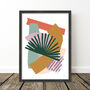 Abstract Leaf Prints Set Of Three, thumbnail 8 of 9