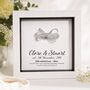 Personalised 25th Anniversary Gift Framed Silver Bow, thumbnail 5 of 11