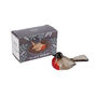 Artisan Glass Robin In Gift Box | Collectable | Glass Animal | Home Decor, thumbnail 2 of 4