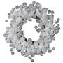 Dried Ivory Honesty Christmas Wreath, thumbnail 1 of 2