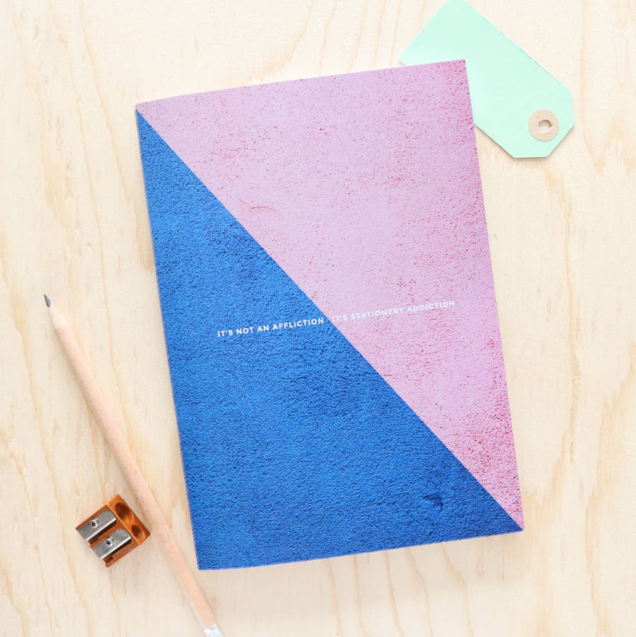 Stationery Addict Notebook By Paper Craze