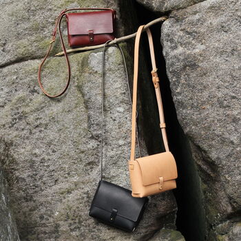 Handmade Leather 'Rowan' Handbag / Crossbody Bag, 2 of 9
