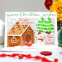 Gingerbread House 'New Home' First Christmas Card, thumbnail 1 of 5