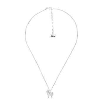 Personalised Bichon Sterling Silver Necklace, 3 of 8