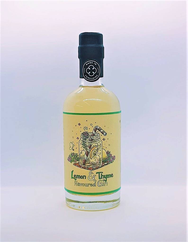 Lemon And Thyme Flavoured Gin By The Little Red Berry Co