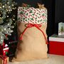 Large Sustainable Jute Christmas Gift Bag, thumbnail 1 of 5