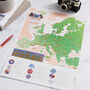 Personalised Scratch Off European City Breaks Print, thumbnail 4 of 6