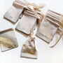 Minimal Beige And Gold Reusable Advent Calendar Pouches, thumbnail 2 of 7