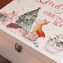 Personalised Winter Animals Wooden Christmas Eve Box, thumbnail 3 of 6