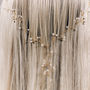 Crystal Or Freshwater Pearl Plait Hair Vine Celine 'Y', thumbnail 6 of 12