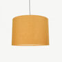 Linen Rust Brown Lampshade, thumbnail 3 of 9