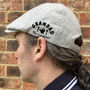 Personalised Hobbies Flat Cap: Father's Day Gift, thumbnail 7 of 9
