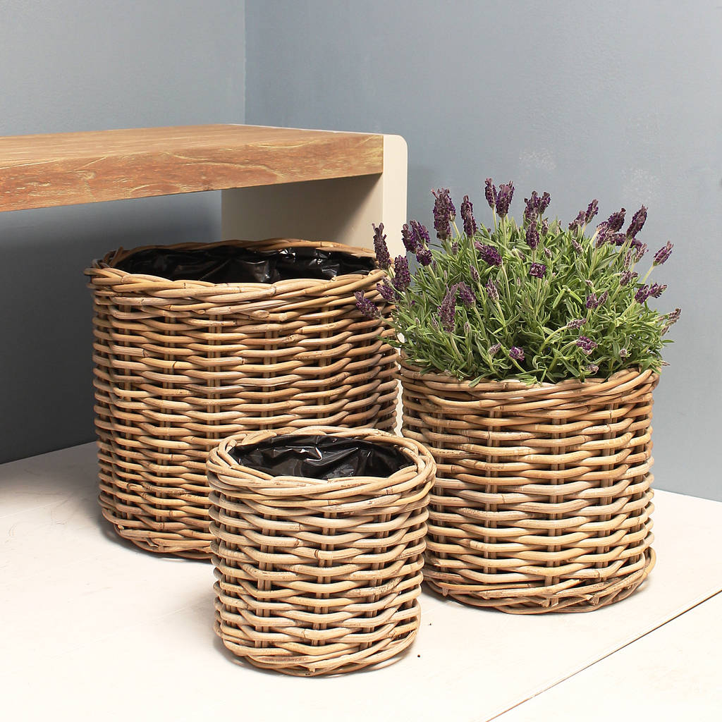 kubu round planter by marquis & dawe