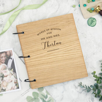 Personalised Scrapbook Wedding Planner Engagement Gift, 4 of 12