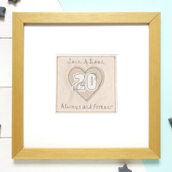 Personalised Wedding Anniversary Picture Gift, 10 of 12