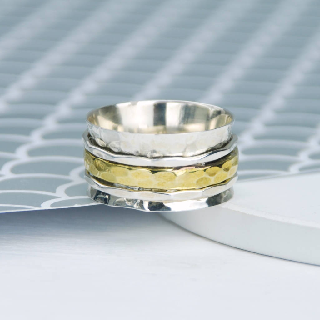 Flute Sterling Silver Spinning Ring By Penelopetom