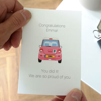 Personalised Driving Test Passed Card, 4 of 5