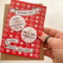 Newlyweds Personalised 1st Christmas Card, thumbnail 2 of 3
