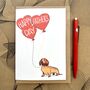 Dachshund Father's Day Card, thumbnail 2 of 4
