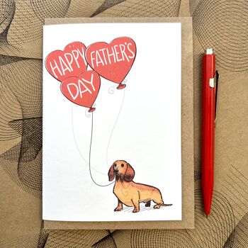 Dachshund Father's Day Card, 2 of 4