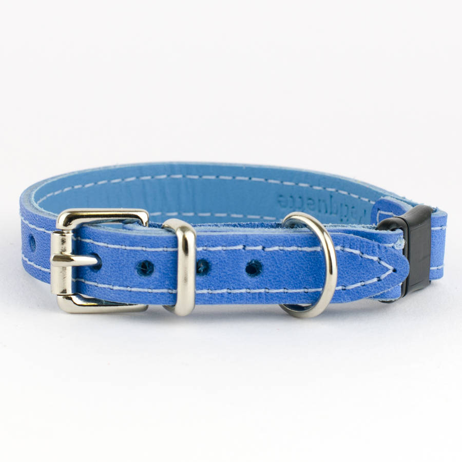 leather cat collar with swarovski crystals by petiquette collars ...